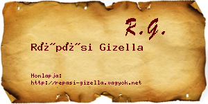 Répási Gizella névjegykártya