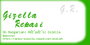 gizella repasi business card